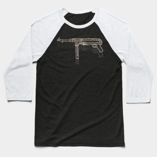 MP40 WW2 Submachine Gun Baseball T-Shirt